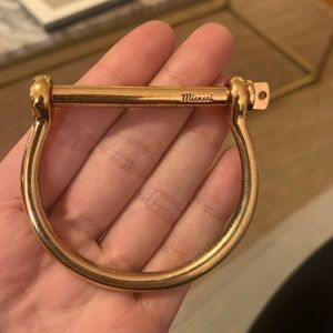 Miansai Rose Gold Cuff Bracelet
